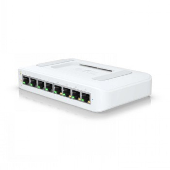 UBIQUITI 8-PORT, LAYER 2 POE SWITCH SUPPORTING SILENT FANLESS COOLING