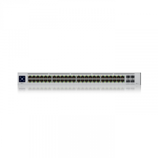 UBIQUITI 48-PORT, LAYER 3 SWITCH SUPPORTING 10G SFP+ CONNECTIONS WITH FANLESS COOLING