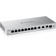 ZYXEL XGS1250-12 V2, 12-PORT GIGABIT WEBMANAGED DESKTOP SWITCH WITH 8 PORT 1G + 3-PORT MULTIGIG 1/2.5/5/10G + 1-PORT SFP+