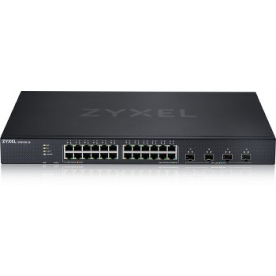 ZYXEL XGS1935-28, 28 PORT LITE-L3 SMART MANAGED SWITCH, 24X GIGABIT COPPER AND 4X 10G SFP+, HYBRID MODE, STANDALONE OR NEBULAFLEX CLOUD