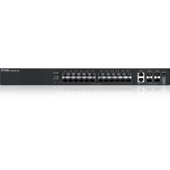 ZYXEL XGS2220-30F, L3 ACCESS SWITCH, 24X1G SFP, 2X10MG RJ45, 4X10G SFP+ UPLINK, INCL. 1 YR NEBULAFLEX PRO