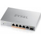 ZYXEL XMG-105 5 PORTS 2,5G + 1 SFP+, 4 PORTS 70W TOTAL POE++ DESKTOP MULTIGIG UNMANAGED DESKTOP SWITCH