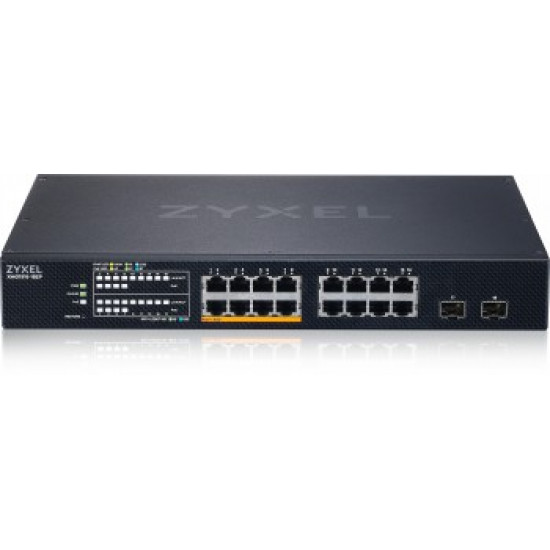 ZYXEL XMG1915-18EP, 16-PORT 2.5GBE, 2 SFP+, 8 X POE++ 180W  SMART SWITCH, HYBRID MODE, STANDALONE OR NEBULAFLEX CLOUD