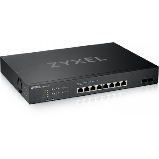 ZYXEL XS1930-10, 8-PORT MULTI-GIGABIT SMART MANAGED SWITCH WITH 2 SFP+ UPLINK, HYBRID MODE, STANDALONE OR NEBULAFLEX CLOUD