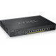 ZYXEL XS1930-12HP, 8-PORT MULTI-GIGABIT SMART MANAGED POE 375WATT 802.3BT SWITCH, 2X 10GBE, 2 SFP+ UPLINK, HYBRID MODE, STANDALONE OR NEBULAFLEX CLOUD