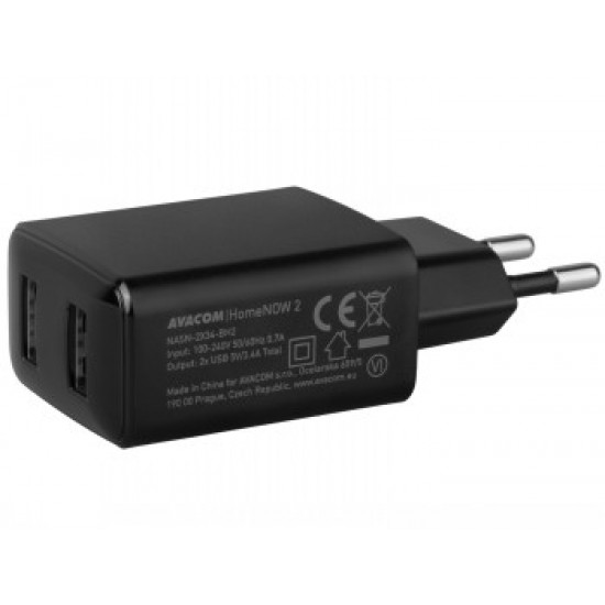 AVACOM HOMENOW 2 WALL CHARGER 5V 3,4A 17W 2X USB-A OUTPUT