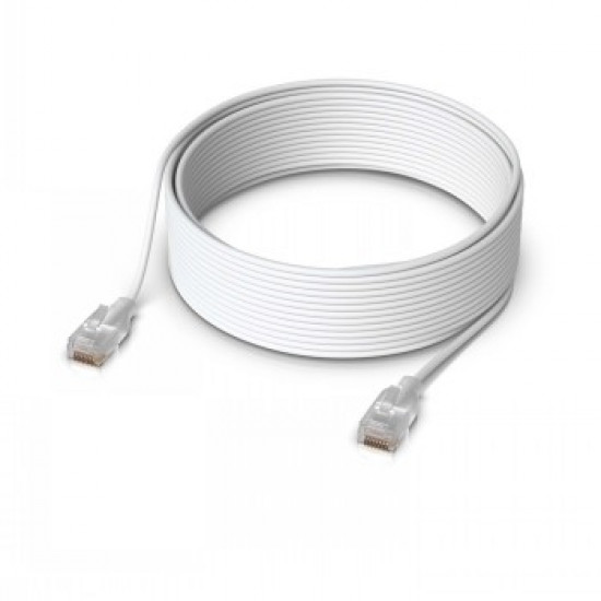 UBIQUITI NANO-THIN PATCH CABLE WITH 2.5 GBE SUPPORT DESIGNED TO SHOW ETHERLIGHTING™ EFFECTS / 15 M