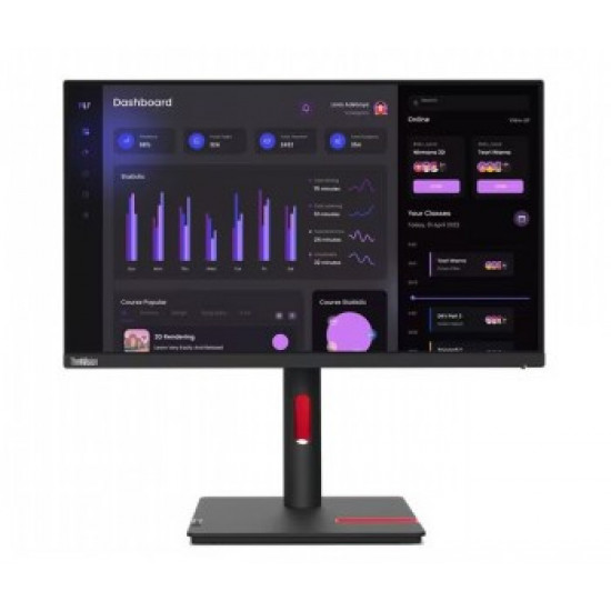 LENOVO THINKVISION T24I-30/ 23.8 FHD 1920X1080 IPS DISPLAY/ ANTI-GLARE/ 16:9/ 60 HZ/ HDMI/ VGA/ DP/ USB-B 3.2 GEN 1/ 3Y WARRANTY