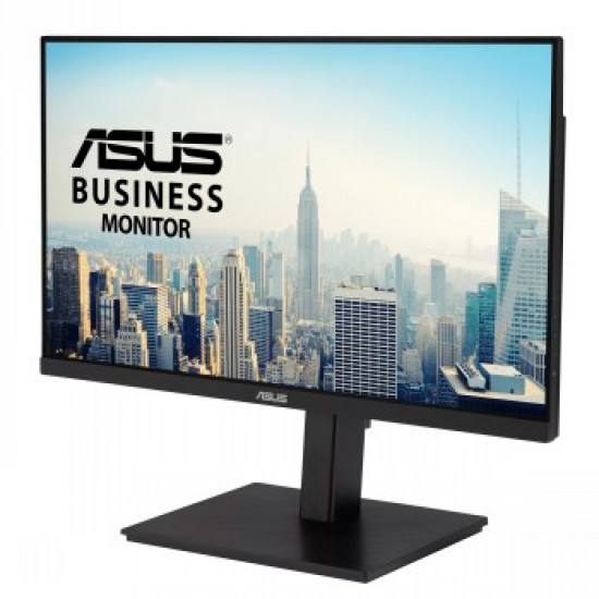 ASUS 27” 1080P DOCKING MONITOR (VA27ECPSN) – FULL HD, IPS, 75HZ, ADAPTIVE-SYNC, SPEAKERS, EYE CARE, LOW BLUE LIGHT, FLICKER FREE, RJ45, USB-C, DISPLAYPORT, HDMI, HEIGHT ADJUSTMENT, VESA WALL MOUNTABLE