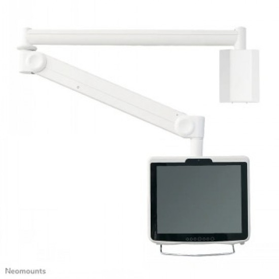 NEWSTAR MEDICAL FLAT SCREEN WALL MOUNT (162 CM LONG/170 CM HIGH) 10-24 WHITE