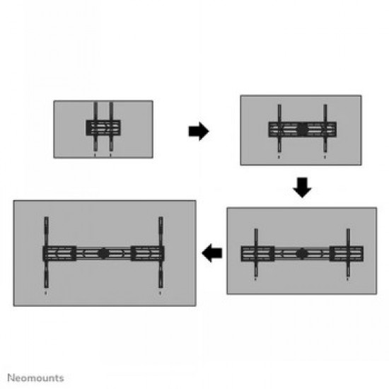 NEOMOUNTS SELECT SCREEN WALL MOUNT (FIXED, VESA 1500X900)