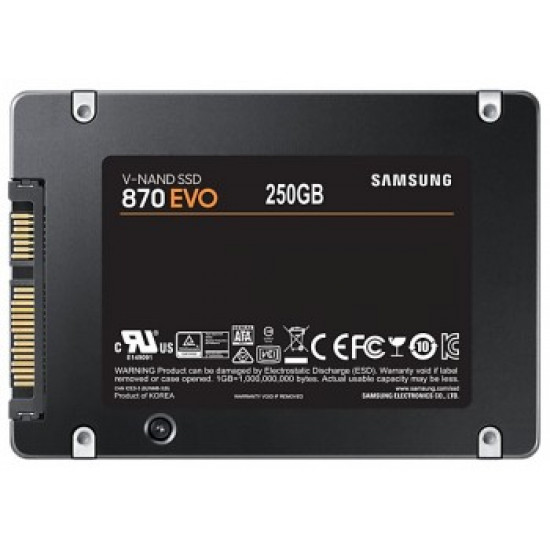 SAMSUNG 250GB 870 EVO SSD 2.5 SATA