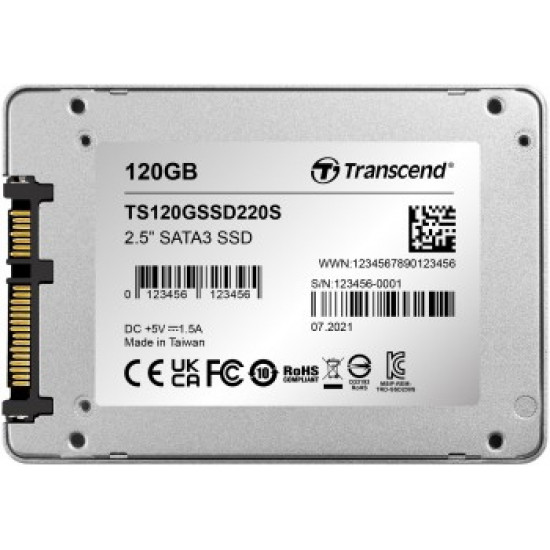 TRANSCEND SSD220S 120GB SSD 2.5 SATA3