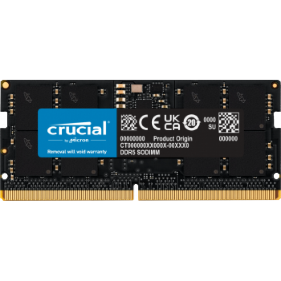 CRUCIAL 16 GB DDR5-RAM SO- DIMM PC4800