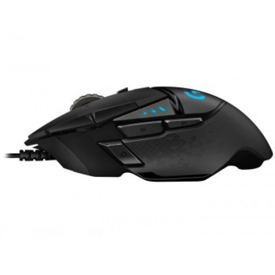 LOGITECH GAMING MOUSE G502 HERO CORDED BLACK