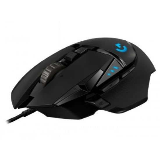 LOGITECH GAMING MOUSE G502 HERO CORDED BLACK