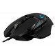 LOGITECH GAMING MOUSE G502 HERO CORDED BLACK