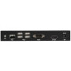 BLACK BOX KVX SERIES KVM EXTENDER OVER FIBER - 4K, SINGLE-HEAD, DISPLAYPORT, USB 2.0 HUB, SERIAL, AUDIO, LOCAL VIDEO WITH (2) SFPS, 1250-MBPS - LC, MM 1310NM, 2KM (LFP412)