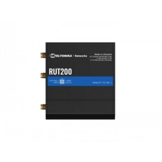 TELTONIKA IOT ROUTER RUT200 4G (CAT4) 2X10/100 RJ45 AC WIFI