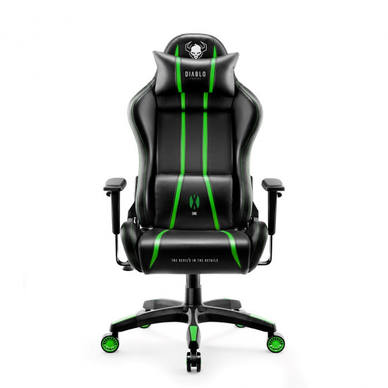 Diablo X-One 2.0 Normal Size Gaming chair Black, Green