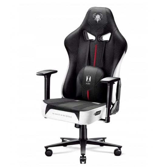 DiabloX-PLAYER 2.0. normal gaming chair white and black