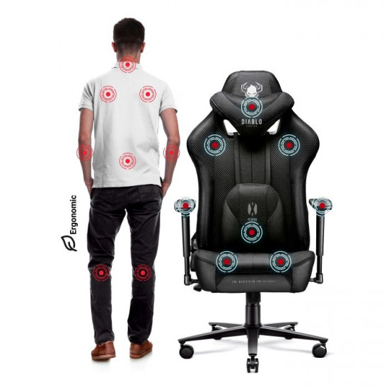 DiabloX-PLAYER 2.0. normal gaming chair Black