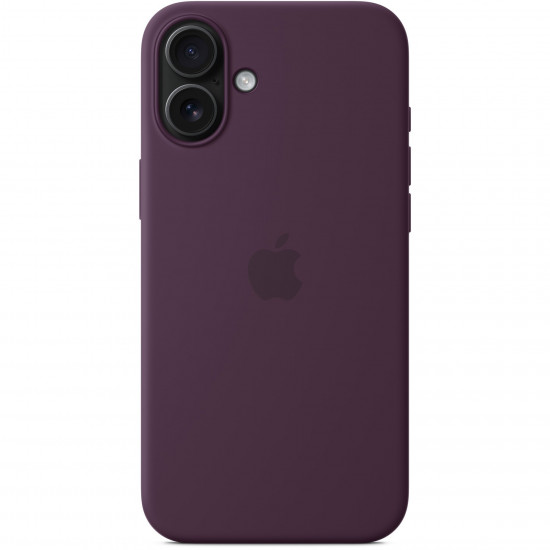 APPLE iPhone 16 Plus Silicone Case with MagSafe - Plum