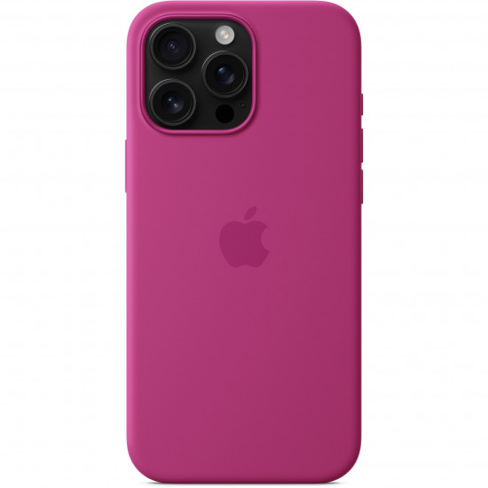 APPLE iPhone16 Pro Max Silicone Case with MagSafe - Fuchsia