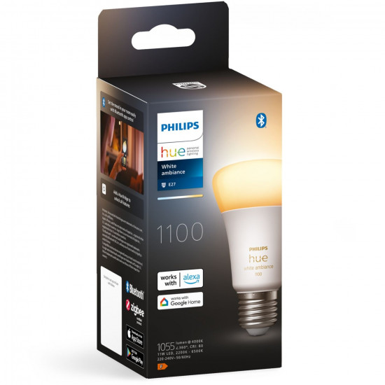 Philips Hue White Ambiance E27 Einzelpack 800lm 75W