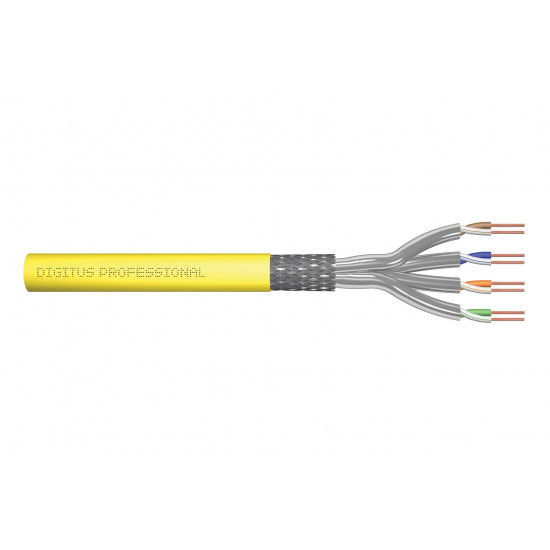 Digitus Cat. 7A S/FTP installation cable, 100 m, simplex, Dca-s1a d1 a1