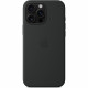 APPLE iPhone16 Pro Max Silicone Case with MagSafe - Black