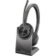 POLY Voyager 4320 UC Stereo USB-A Headset +BT700 USB-A Adapter +Charging Stand