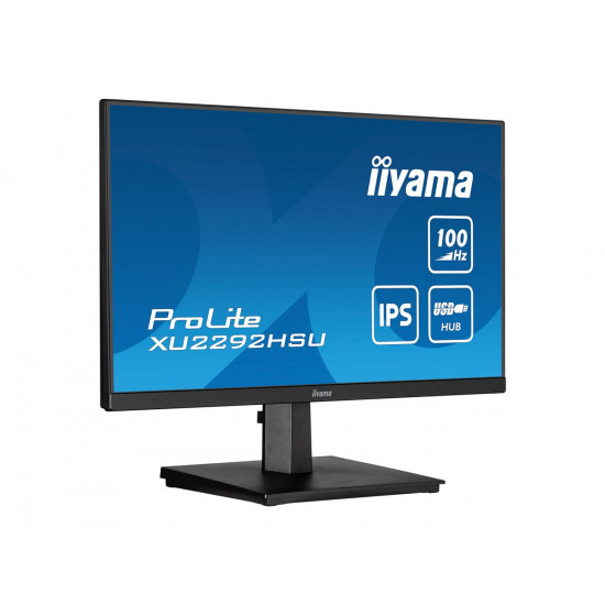 IIYAMA XU2292HSU-B6 21.5inch ETE IPS FHD 100Hz 250cd/m2 0.4ms HDMI DP USB-HUB 4x3.2 Speakers (P)