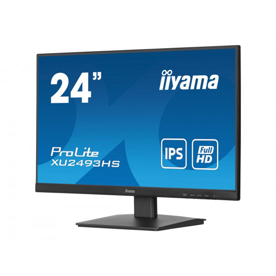 IIYAMA XU2493HS-B6 24inch ETE IPS-panel FHD 100Hz 250cd/m2 HDMI DP Speakers (P)