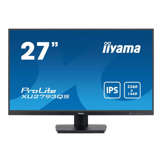 IIYAMA XU2793QS-B6 27inch IPS QHD 100Hz FreeSync 250cd/m2 1ms HDMI DP Speakers (P)