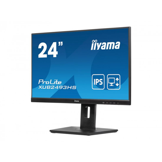 IIYAMA XUB2493HS-B6 24inch ETE IPS-panel FHD 100Hz 250cd/m2 HDMI DP Speakers (P)