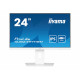 IIYAMA XUB2497HSN-W2 24inch IPS FHD 300cd/m2 1ms HDMI DP DP OUT 3xUSB 3.2 USB C 7.5W LAN Speakers 15cm Height Adj. Stand White (P)