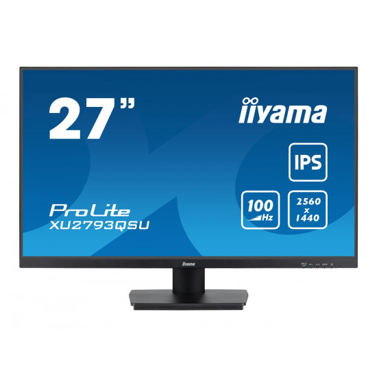 IIYAMA XU2793QSU-B7 27inch IPS 2560x1440 300cd/m2 1ms HDMI DP USB