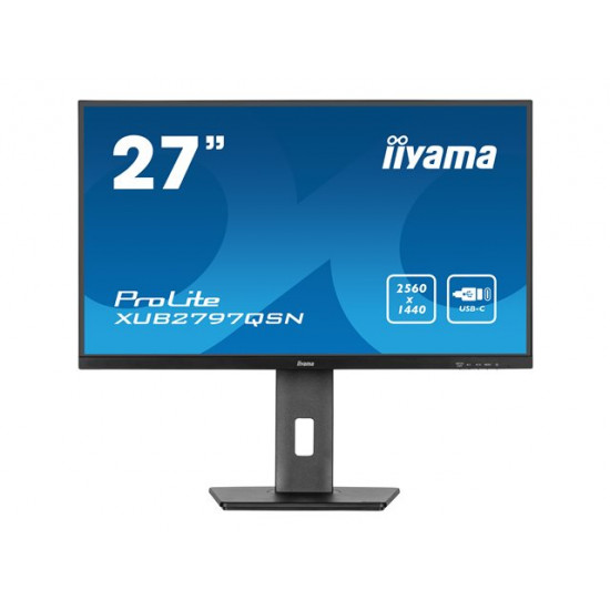 IIYAMA XUB2797QSN-B2 27inch IPS 2560x1440 300cd/m2 1ms HDMI DP USB