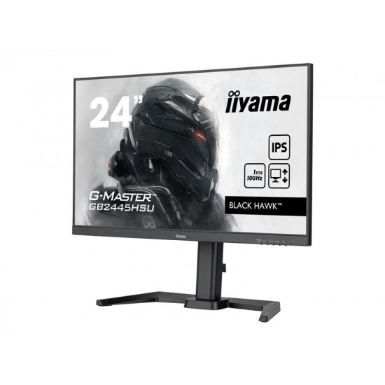 IIYAMA GB2445HSU-B1 G-Master Black Hawk 24inch ETE IPS FHD 100Hz 250cd/m2 1ms HDMI DP USB-HUB 2x2.0 Speakers Black Tuner (P)