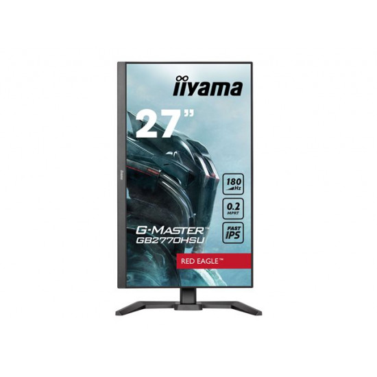 IIYAMA GB2770HSU-B6 G-Master Red Eagle 27inch Fast IPS FHD FreeSync Premium 180Hz 300cd/m2 0.2ms HDMI DP 4xUSB Black Speakers (P)