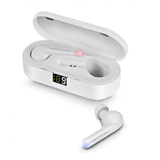 Esperanza EH230W Bluetooth In-Ear Headphone TWS White