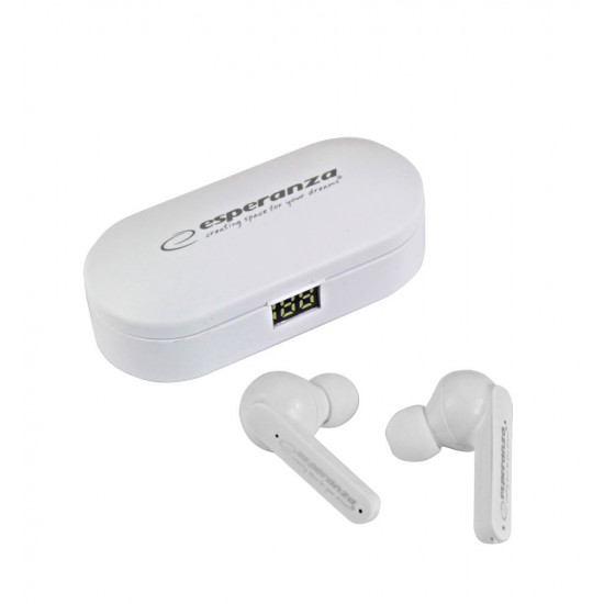 Esperanza EH230W Bluetooth In-Ear Headphone TWS White