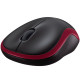 LOGITECH M185 cordless Notebook Mouse USB black red