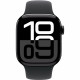 APPLE Watch Series 10 GPS 42mm Jet Black Aluminium Case with Black Sport Band - S/M