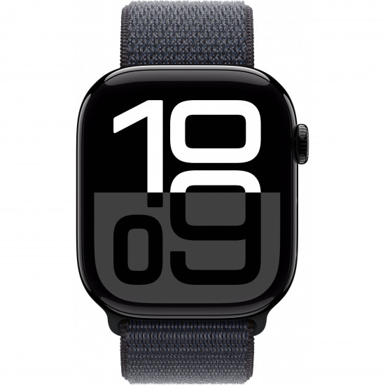 APPLE Watch Series 10 GPS 46mm Jet Black Aluminium Case with Ink Sport Loop