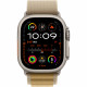 APPLE Watch Ultra 2 GPS + Cellular 49mm Natural Titanium Case with Tan Alpine Loop - Large