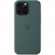 APPLE iPhone16 Pro Max Silicone Case with MagSafe - Lake Green