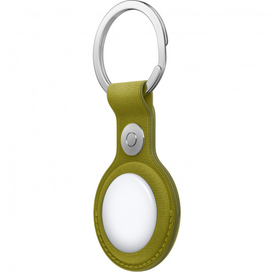 APPLE AirTag FineWoven Key Ring - Chartreuse