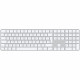 APPLE Magic Keyboard with Touch ID and Numeric Keypad for Mac models with Apple silicon - Swiss - White Keys